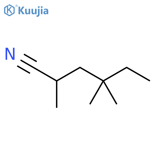 Hexanenitrile, 2,4,4-trimethyl- structure