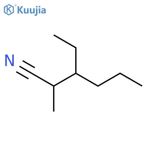 Hexanenitrile, 3-ethyl-2-methyl- structure