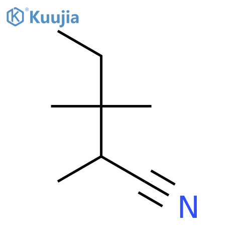 2,3,3-trimethylpentanenitrile structure