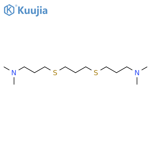 1-Propanamine, 3,3'-[1,3-propanediylbis(thio)]bis[N,N-dimethyl- structure