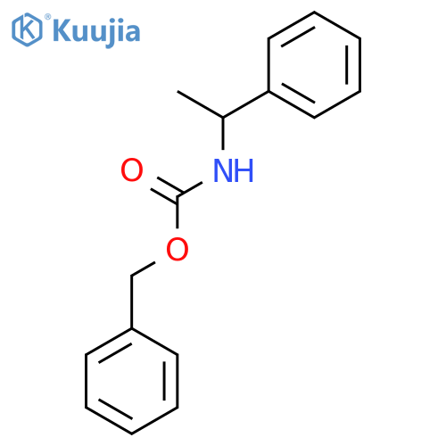 Carbamic acid, (1-phenylethyl)-, phenylmethyl ester, (±)- structure
