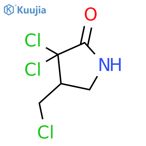 2-Pyrrolidinone, 3,3-dichloro-4-(chloromethyl)-, (±)- structure