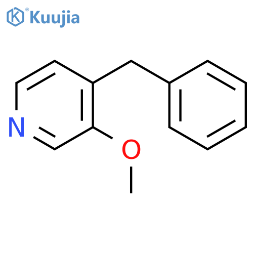 PYRIDINE, 3-METHOXY-4-(PHENYLMETHYL)- structure