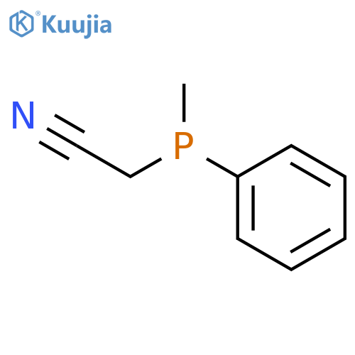 [Methyl(phenyl)phosphanyl]acetonitrile structure