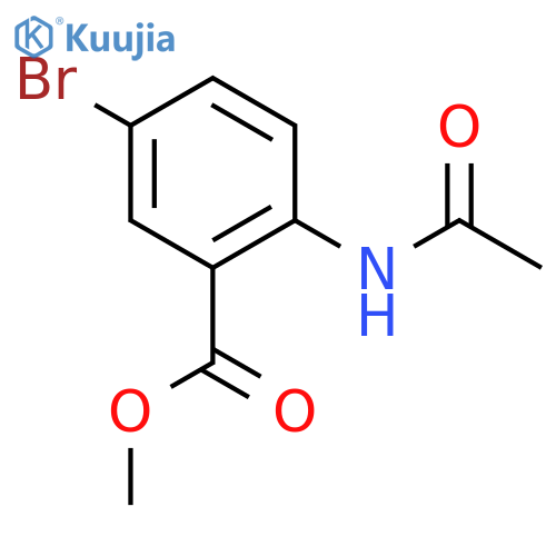 Methyl 2-acetamido-5-bromobenzoate structure