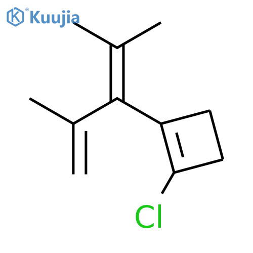 Cyclobutene, 1-chloro-2-[2-methyl-1-(1-methylethenyl)-1-propenyl]- structure