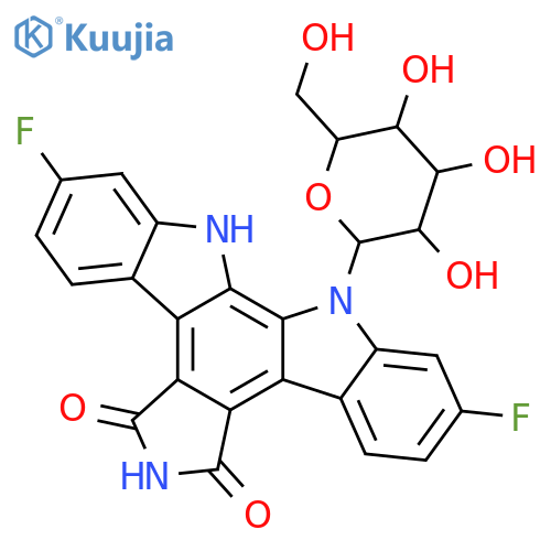 Rebeccamycin; Bis(dechloro), 2,10-difluoro, O-de-Me structure