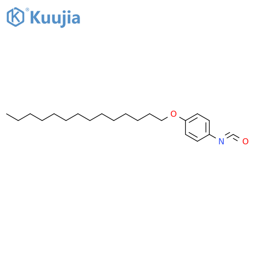 Benzene, 1-isocyanato-4-(tetradecyloxy)- structure
