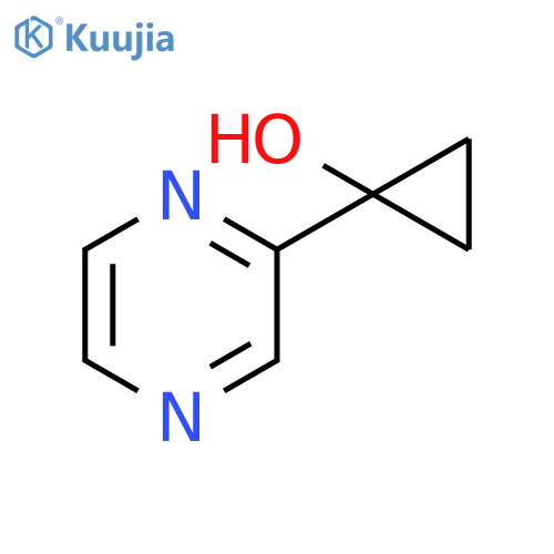 1-(pyrazin-2-yl)cyclopropan-1-ol structure