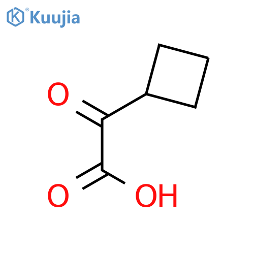 2-Cyclobutyl-2-oxoacetic acid structure