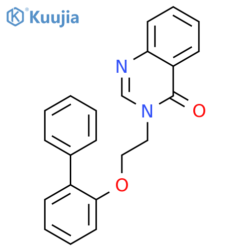 4(3H)-Quinazolinone,3-[2-([1,1'-biphenyl]-2-yloxy)ethyl]- structure