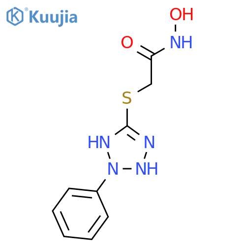 Acetamide, N-hydroxy-2-[(2-phenyl-1H-tetrazol-5-yl)thio]- structure