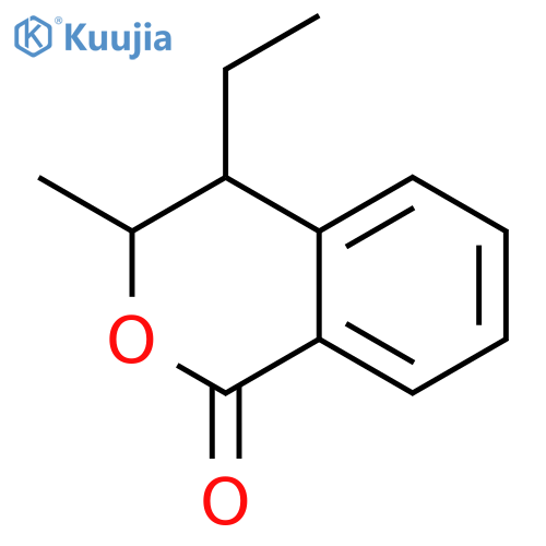 1H-2-Benzopyran-1-one, 4-ethyl-3,4-dihydro-3-methyl- structure