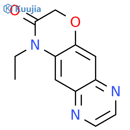 2H-Pyrazino[2,3-g]-1,4-benzoxazin-3(4H)-one, 4-ethyl- structure