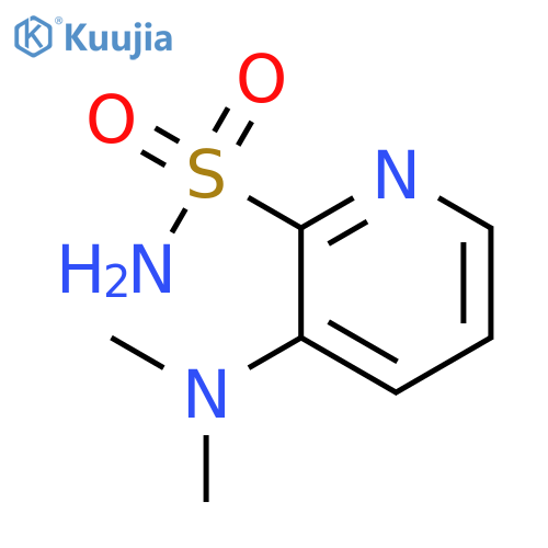 2-Pyridinesulfonamide, 3-(dimethylamino)- structure