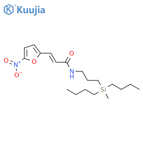 2-Propenamide, N-[3-(dibutylmethylsilyl)propyl]-3-(5-nitro-2-furanyl)- structure