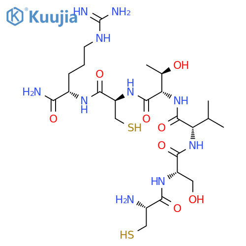 L-Argininamide, L-cysteinyl-L-seryl-L-valyl-L-threonyl-L-cysteinyl- structure