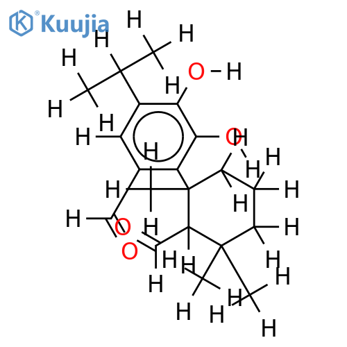 12-hydroxy-6,7-secoabieta-8,11,13-triene-6,7-dial structure
