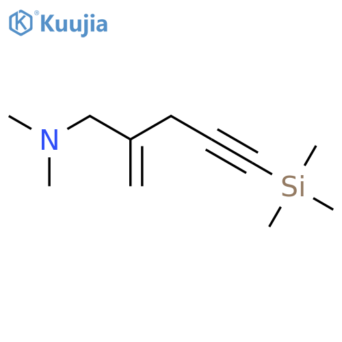 4-Pentyn-1-amine, N,N-dimethyl-2-methylene-5-(trimethylsilyl)- structure