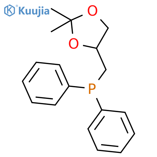 Phosphine, [(2,2-dimethyl-1,3-dioxolan-4-yl)methyl]diphenyl- structure