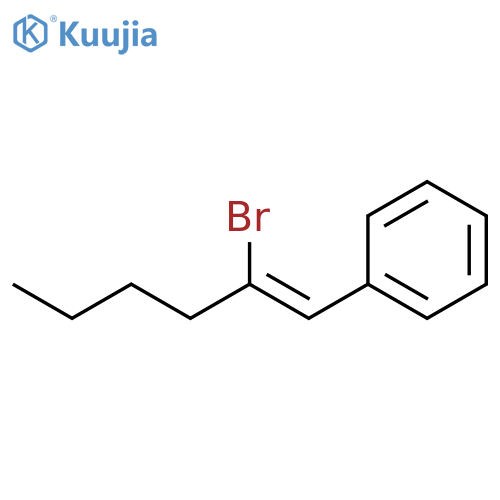 Benzene, (2-bromo-1-hexenyl)-, (Z)- structure