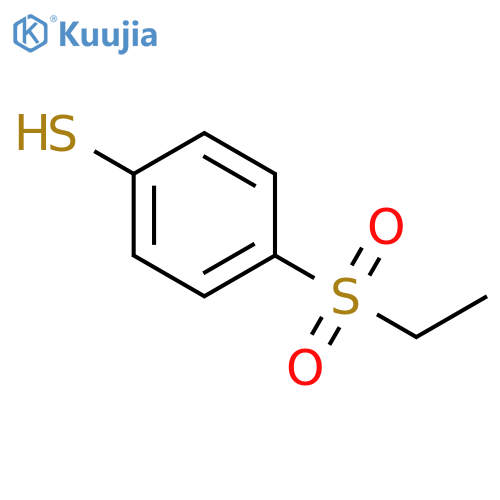 Benzenethiol, 4-(ethylsulfonyl)- structure