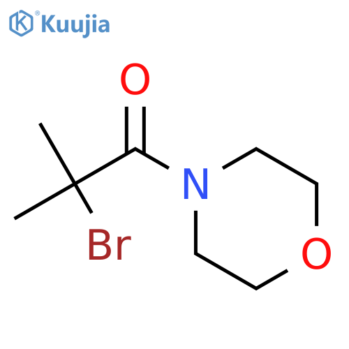 2-Bromo-2-methyl-1-morpholinopropan-1-one structure