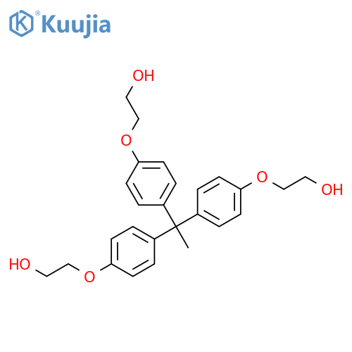 ETHANOL, 2,2',2''-[ETHYLIDYNETRIS(4,1-PHENYLENEOXY)]TRIS- structure