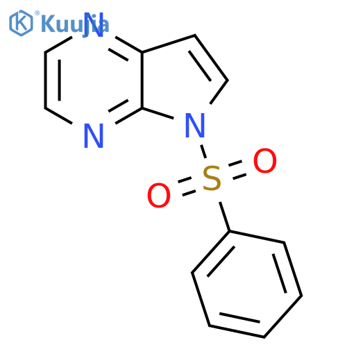 5-(Phenylsulfonyl)-5H-pyrrolo2,3-bpyrazine structure