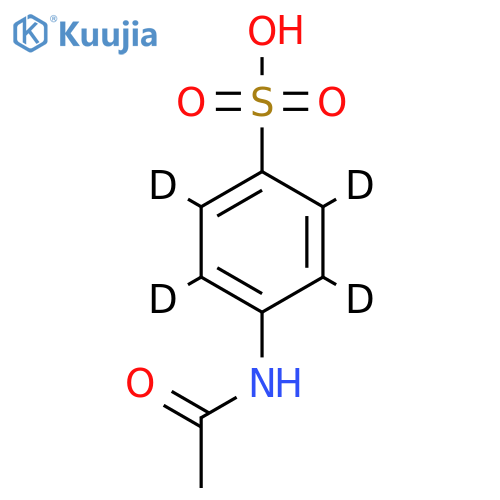 4-Acetamidobenzenesulfonic Acid-d4 (Major) structure