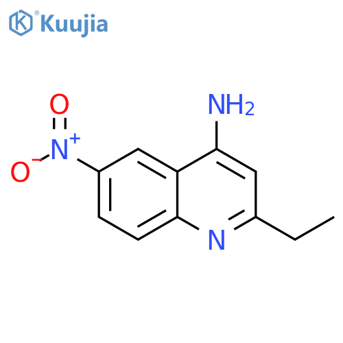 2-ethyl-6-nitroquinolin-4-amine structure