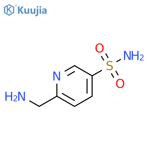 6-(aminomethyl)pyridine-3-sulfonamide structure