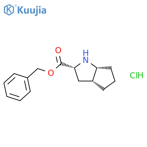 (R,R,R)-2-Azabicyclo3.3.0octane-3-carboxylic Acid Benzyl Ester Hydrochloride Salt structure