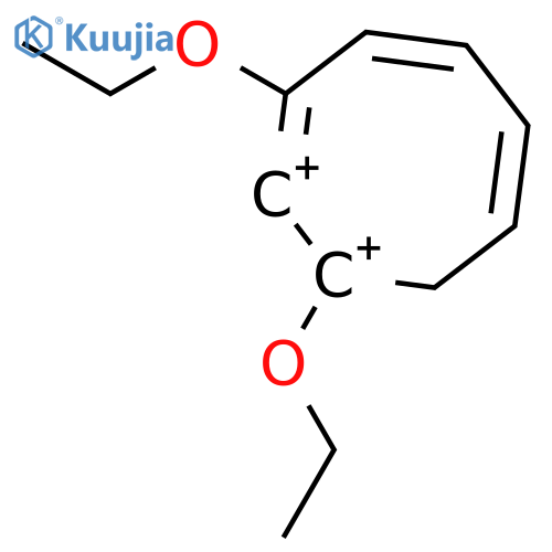 Cyclooctatrienediylium, 1,3-diethoxy- structure