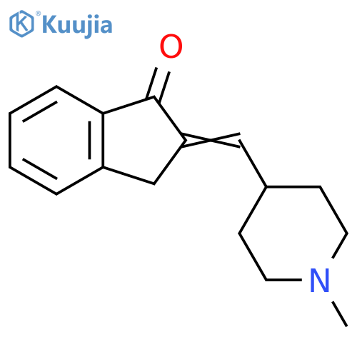 1H-Inden-1-one, 2,3-dihydro-2-[(1-methyl-4-piperidinyl)methylene]- structure