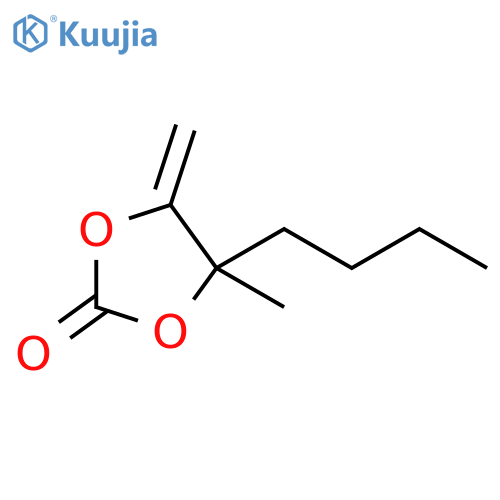 1,3-Dioxolan-2-one, 4-butyl-4-methyl-5-methylene- structure
