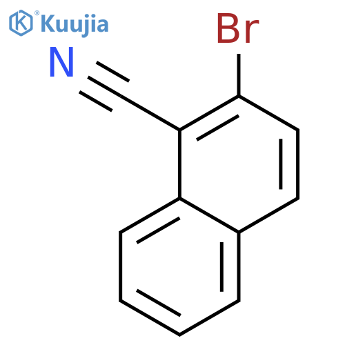 1-Naphthalenecarbonitrile, 2-bromo- structure