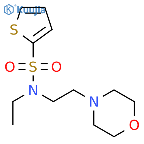 N-Ethyl-N-[2-(4-morpholinyl)ethyl]-2-thiophenesulfonamide structure