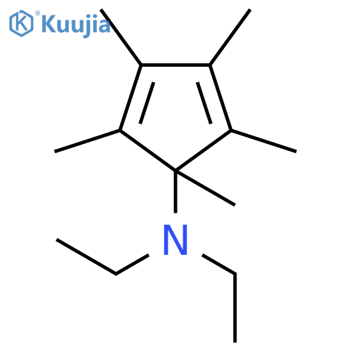 2,4-CYCLOPENTADIEN-1-AMINE, N,N-DIETHYL-1,2,3,4,5-PENTAMETHYL- structure
