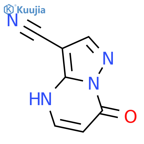 7-oxo-4H,7H-pyrazolo1,5-apyrimidine-3-carbonitrile structure