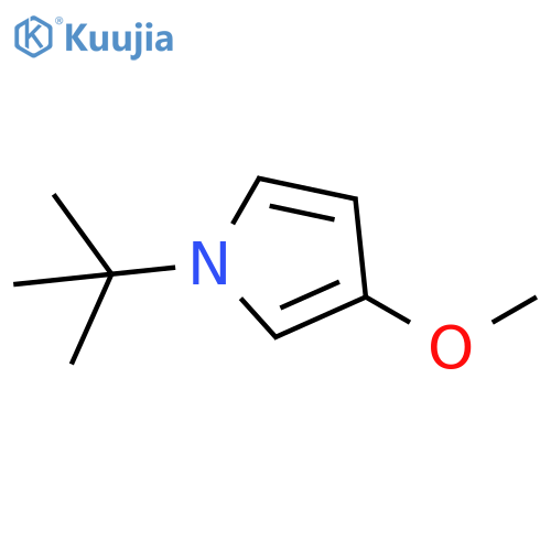 1H-Pyrrole, 1-(1,1-dimethylethyl)-3-methoxy- structure