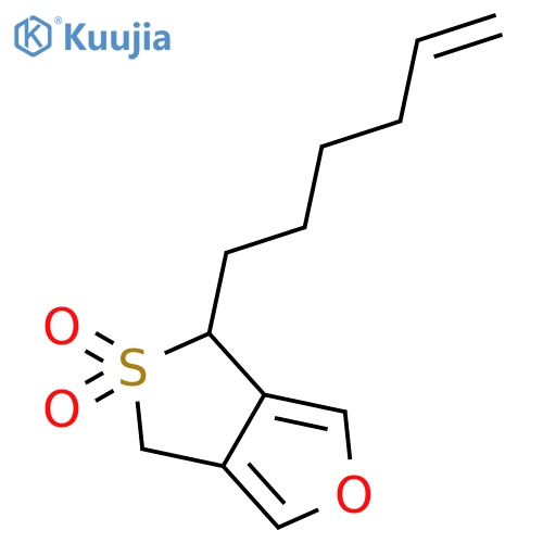4H,6H-Thieno[3,4-c]furan, 4-(5-hexenyl)-, 5,5-dioxide structure