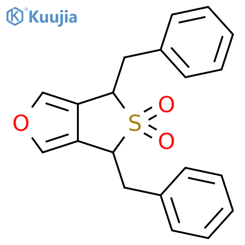 4H,6H-Thieno[3,4-c]furan, 4,6-bis(phenylmethyl)-, 5,5-dioxide structure