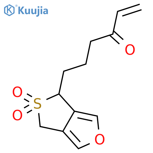 1-Hexen-3-one, 6-(5,5-dioxido-4H,6H-thieno[3,4-c]furan-4-yl)- structure