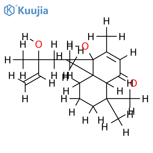 9alpha,13-dihydroxy-labda-7,14-dien-6-one structure