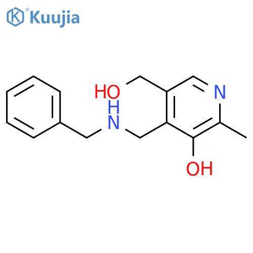 3-Pyridinemethanol,5-hydroxy-6-methyl-4-[[(phenylmethyl)amino]methyl]- structure