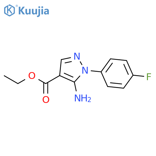 ethyl 5-amino-1-(4-fluorophenyl)pyrazole-4-carboxylate structure
