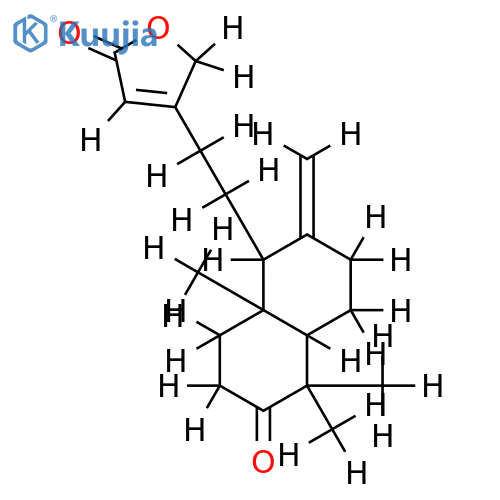 3-oxo-ent-labda-8(17),13-dien-15,16-olide structure
