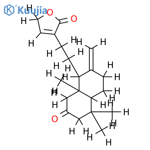 2-oxo-ent-labda-8(17),13-dien-16,15-olide structure