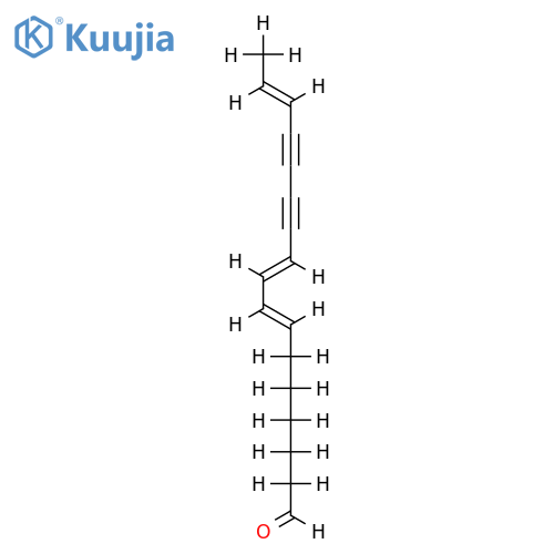 7,9,15-Heptodecatriene-11,13-diynal structure